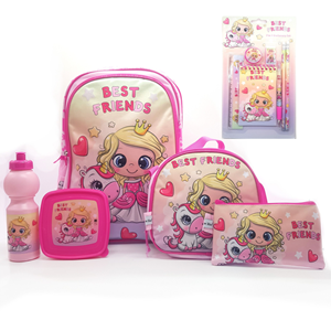 ست 12 در 1 کوله پشتی 46 سانتی Best Friends مدل Promotion Items 12 in 1 - Best Friends